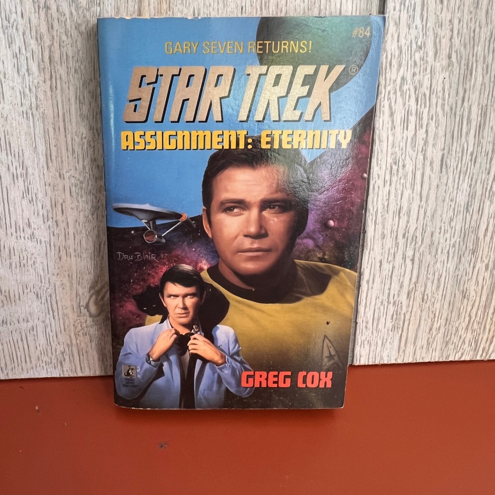 Star Trek Assignment Eternity Greg Cox Paperback Book 1998 TOS Gary Seven #84